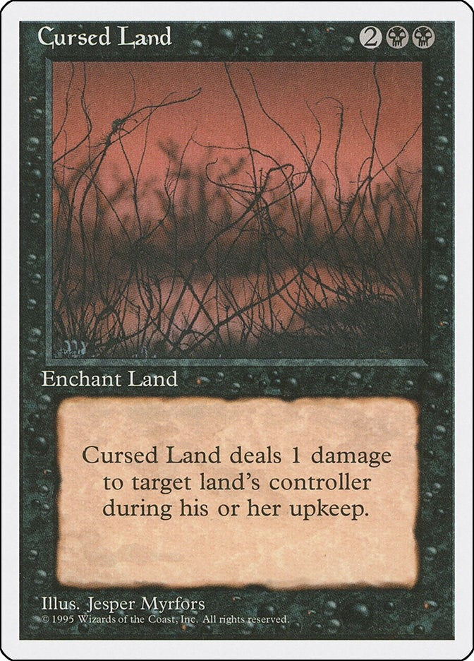 Image for Cursed Land [Fourth Edition] - Magic: The Gathering