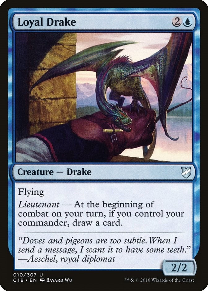 Image for Loyal Drake (10) [Commander 2018] - Magic: The Gathering