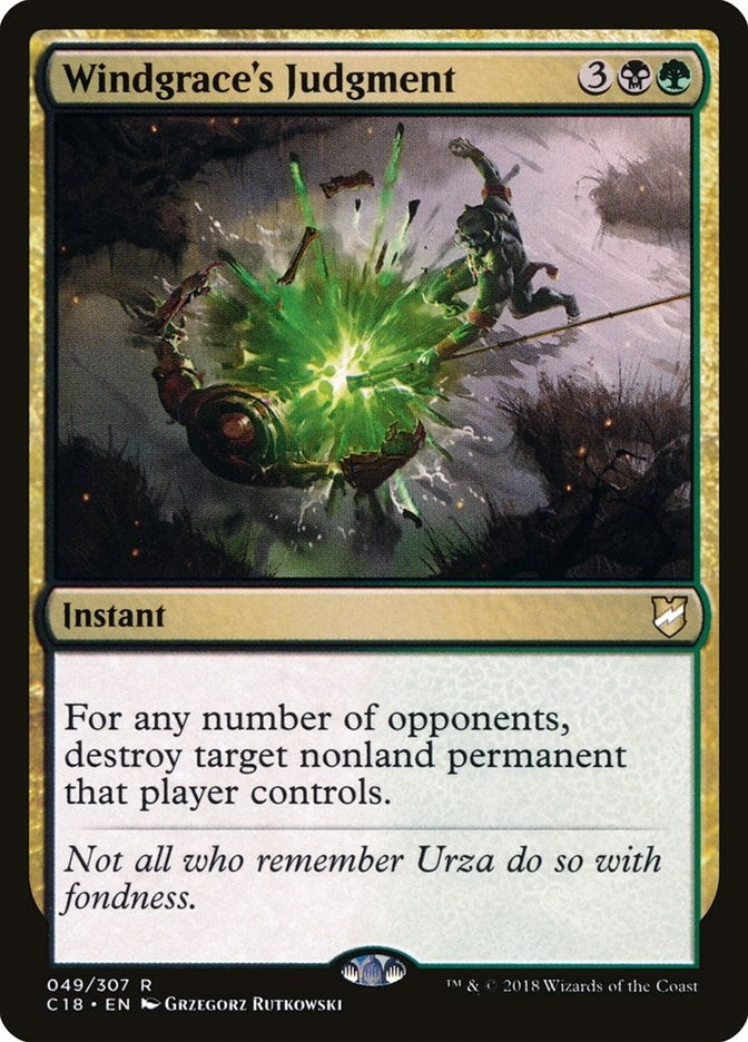 Image for Windgrace's Judgment (49) [Commander 2018] - Magic: The Gathering