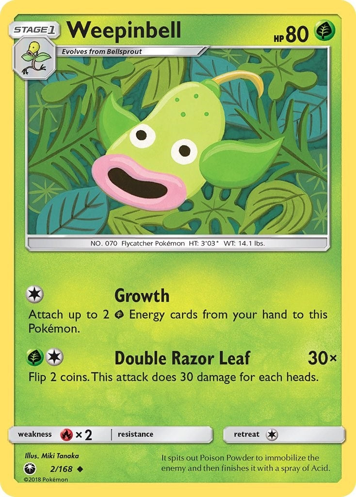 Image for Weepinbell (2/168) [SM - Celestial Storm] - Pokemon
