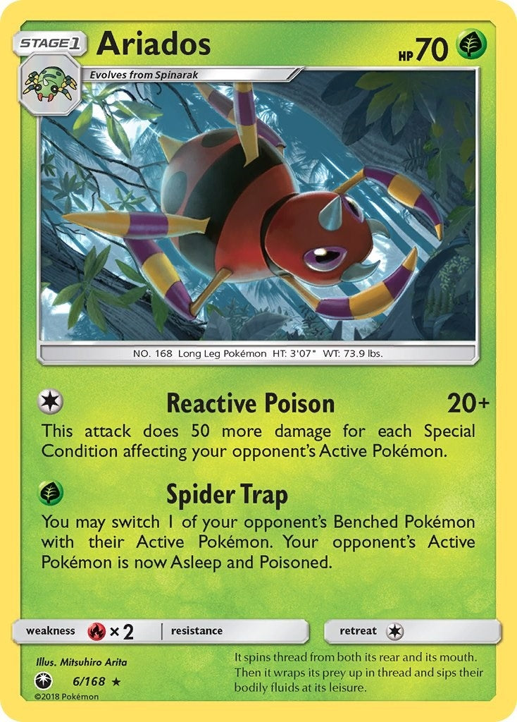 Image for Ariados (6/168) [SM - Celestial Storm] - Pokemon