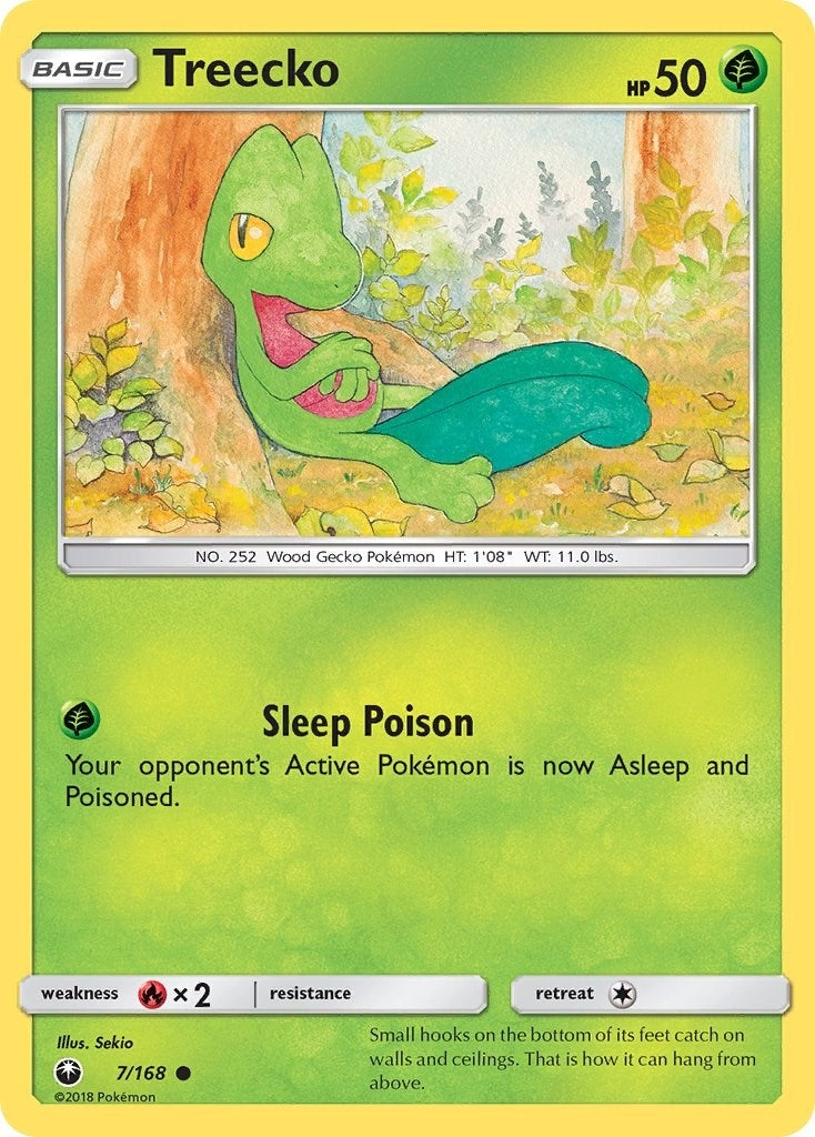 Image for Treecko (7) (7/168) [SM - Celestial Storm] - Pokemon