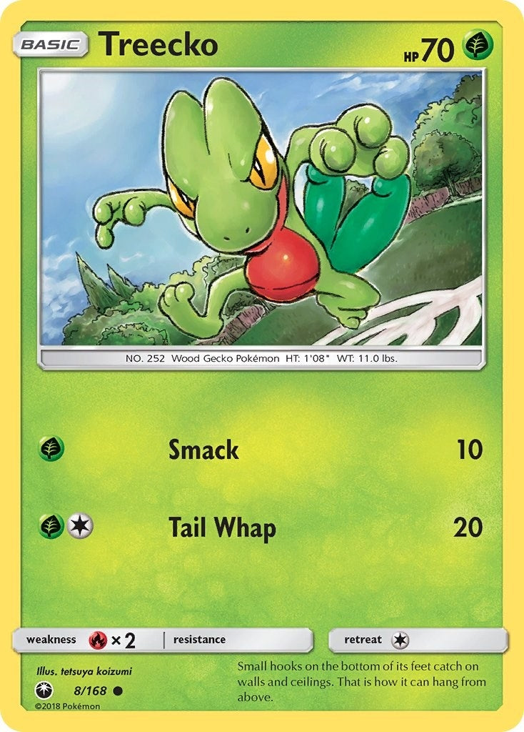 Image for Treecko (8) (8/168) [SM - Celestial Storm] - Pokemon