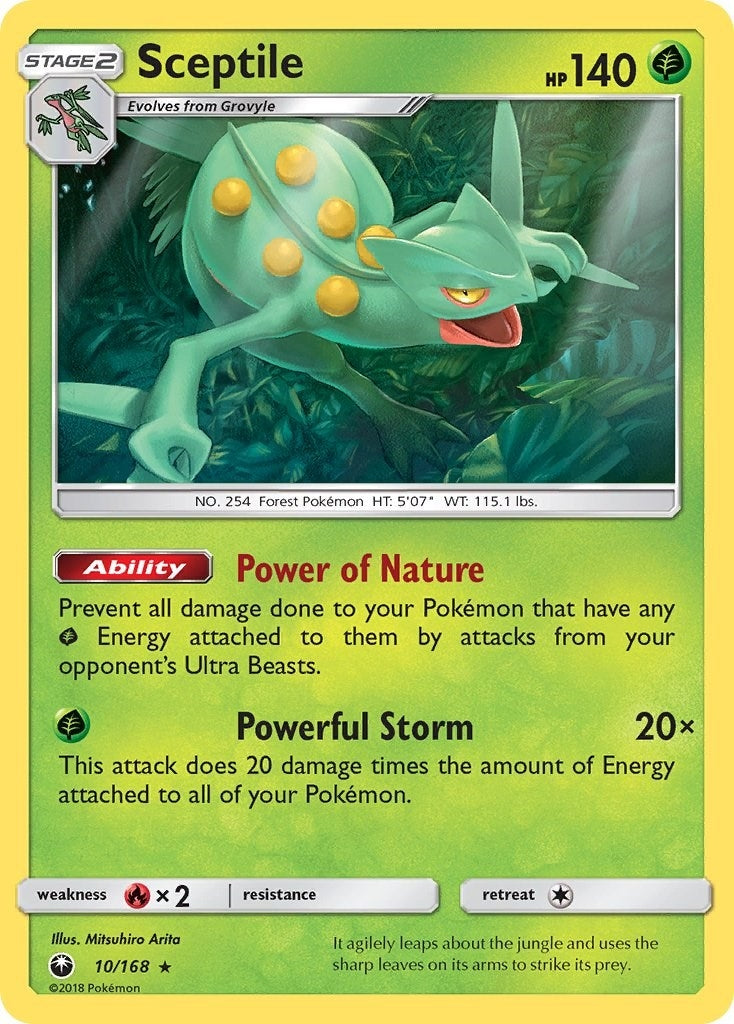 Image for Sceptile (10/168) [SM - Celestial Storm] - Pokemon