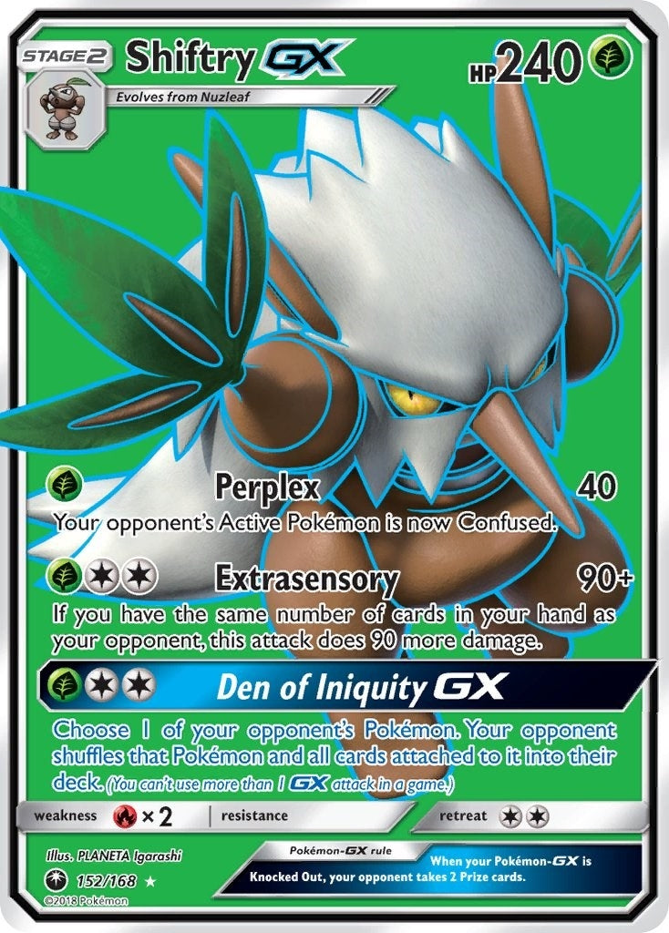 Image for Shiftry GX (Full Art) (152/168) [SM - Celestial Storm] - Pokemon