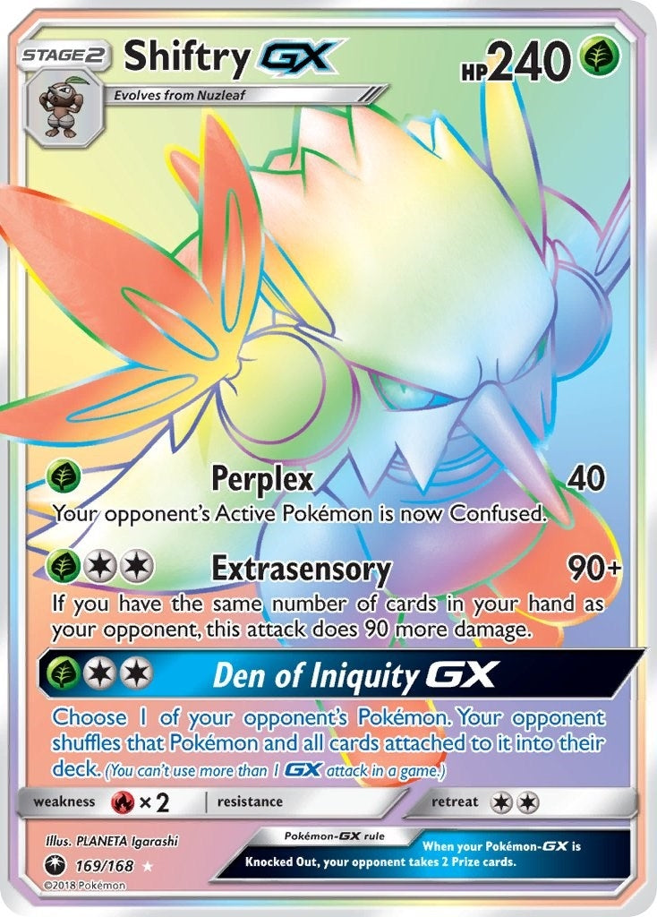 Image for Shiftry GX (Secret) (169/168) [SM - Celestial Storm] - Pokemon