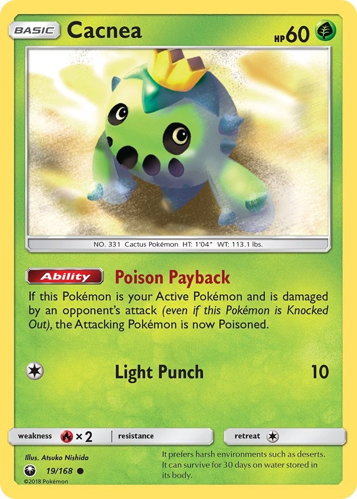 Image for Cacnea (19/168) [SM - Celestial Storm] - Pokemon
