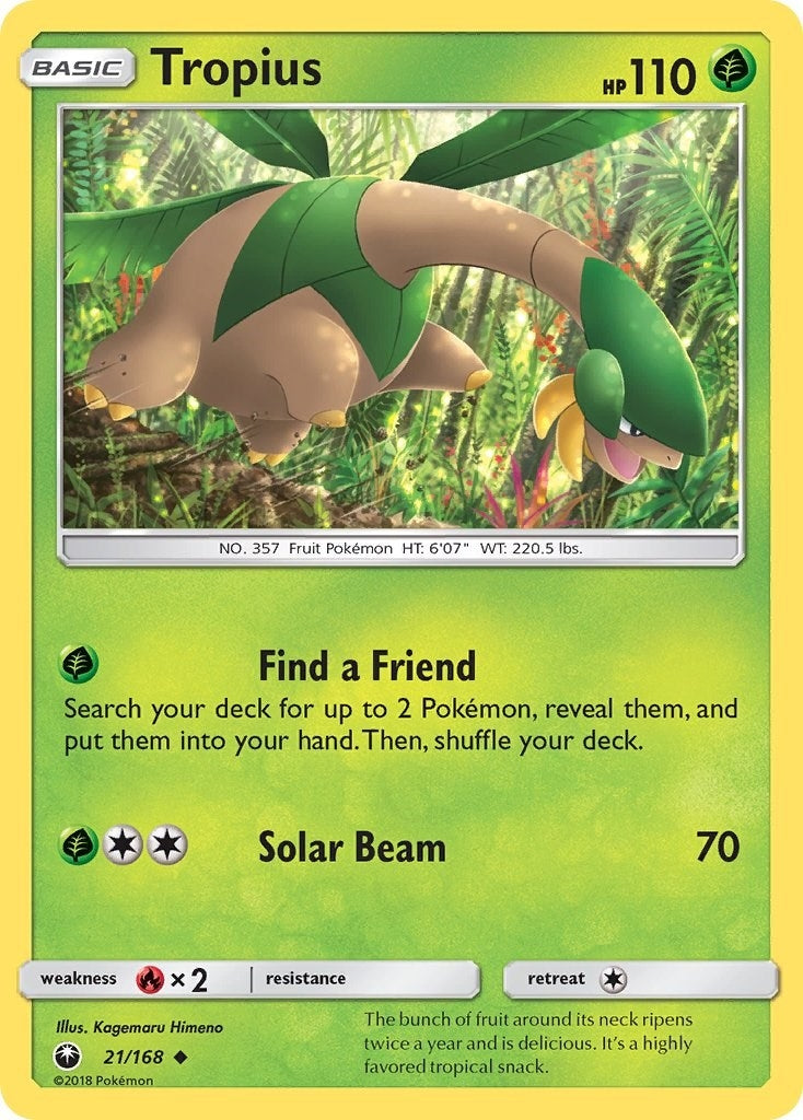 Image for Tropius (21/168) [SM - Celestial Storm] - Pokemon