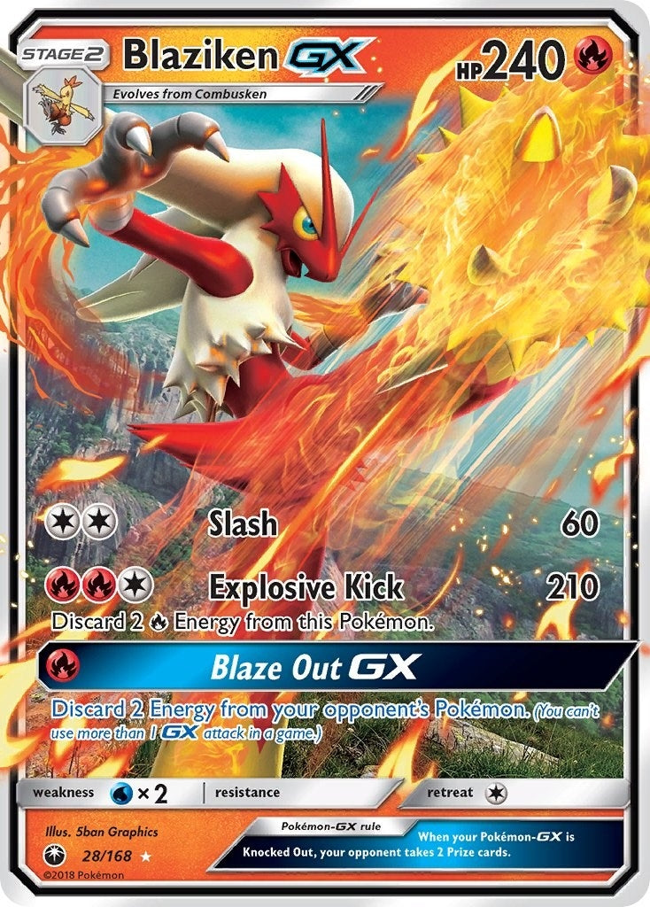 Image for Blaziken GX (28/168) [SM - Celestial Storm] - Pokemon