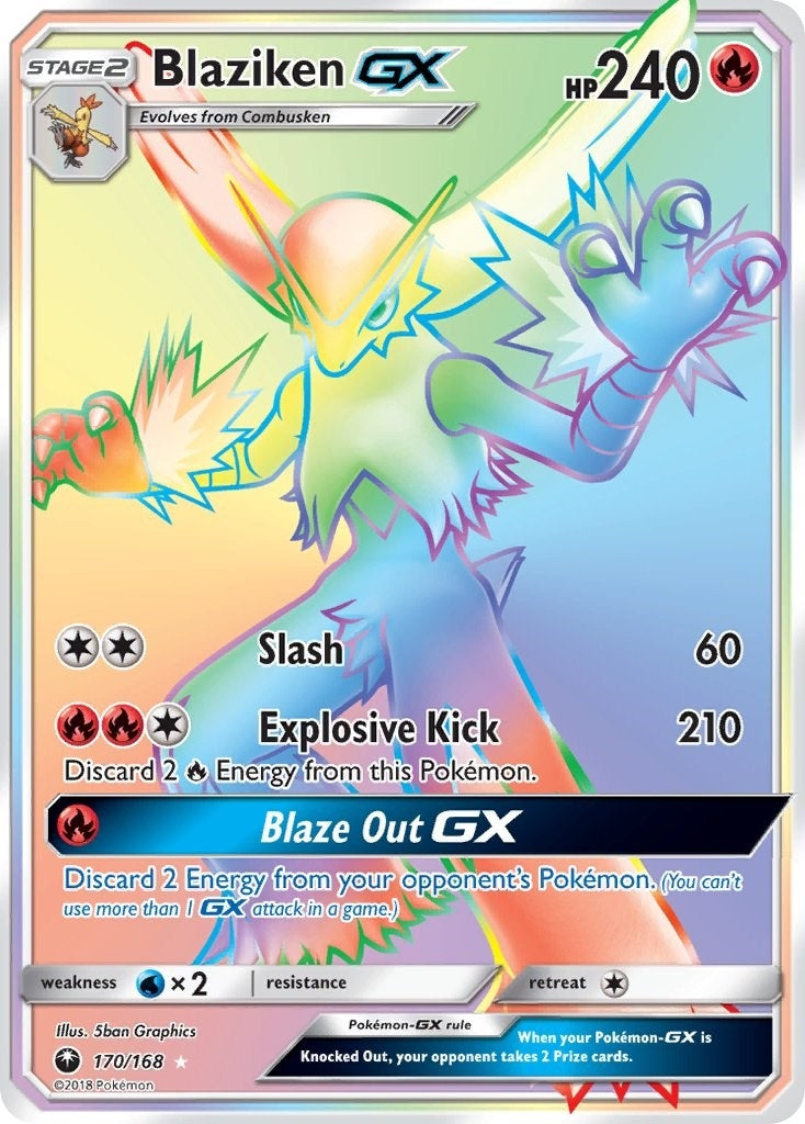 Image for Blaziken GX (Secret) (170/168) [SM - Celestial Storm] - Pokemon