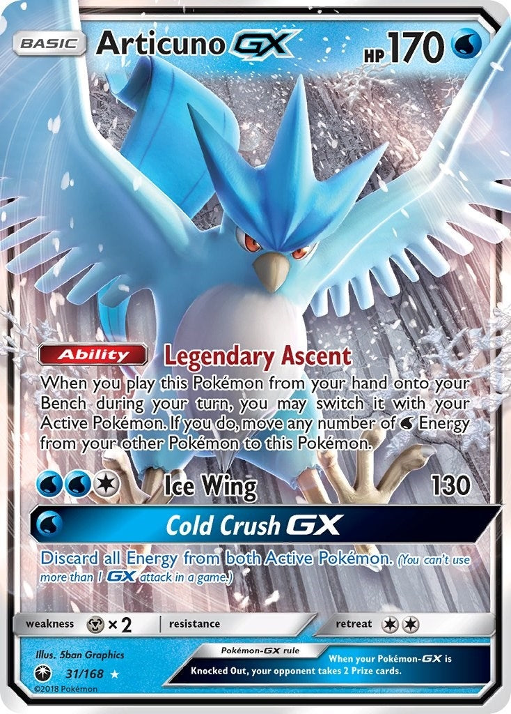 Image for Articuno GX (31/168) [SM - Celestial Storm] - Pokemon