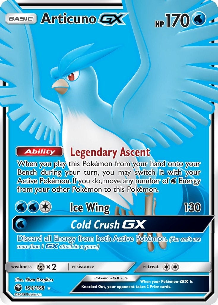 Image for Articuno GX (Full Art) (154/168) [SM - Celestial Storm] - Pokemon