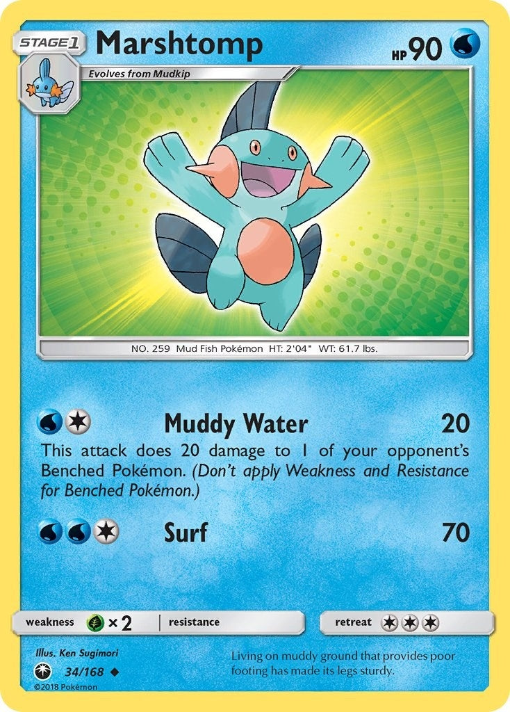 Image for Marshtomp (34/168) [SM - Celestial Storm] - Pokemon