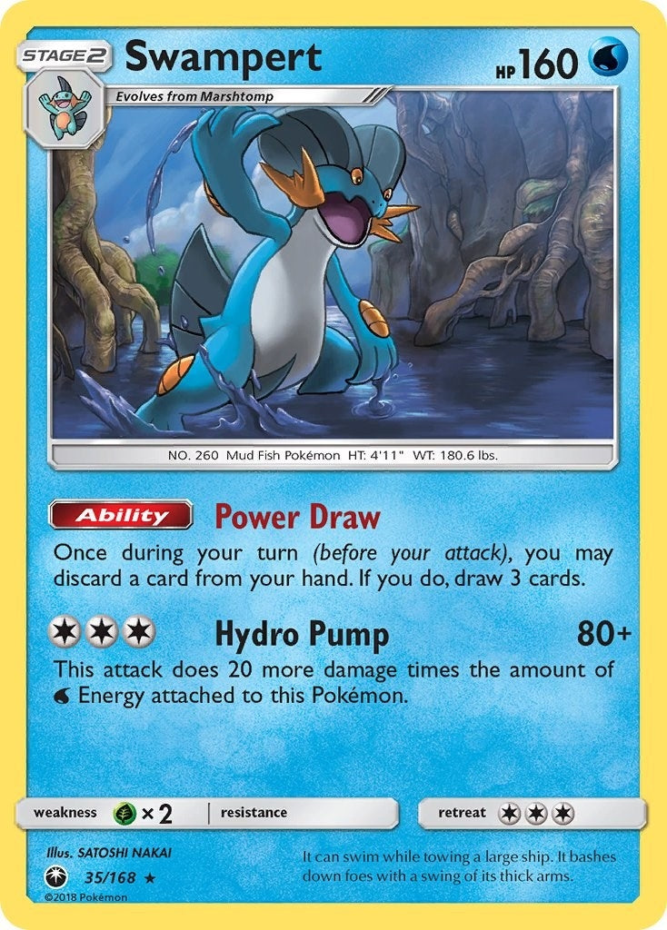 Image for Swampert (35/168) [SM - Celestial Storm] - Pokemon