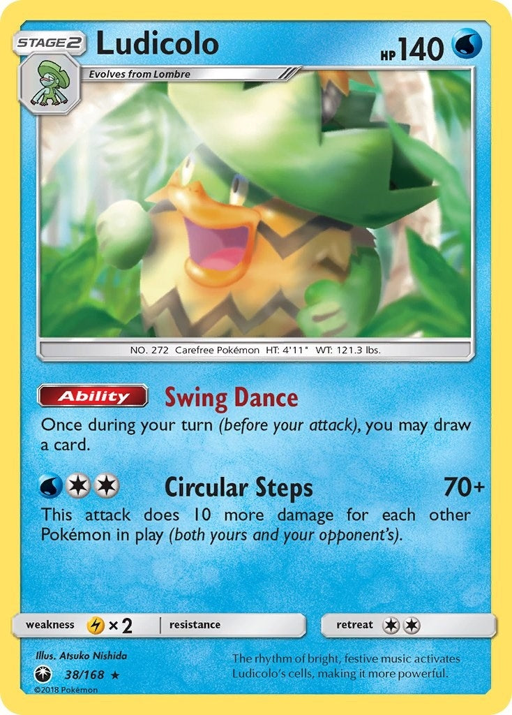 Image for Ludicolo (38/168) [SM - Celestial Storm] - Pokemon