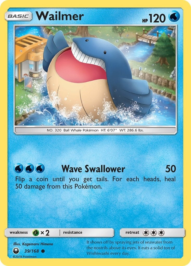 Image for Wailmer (39/168) [SM - Celestial Storm] - Pokemon