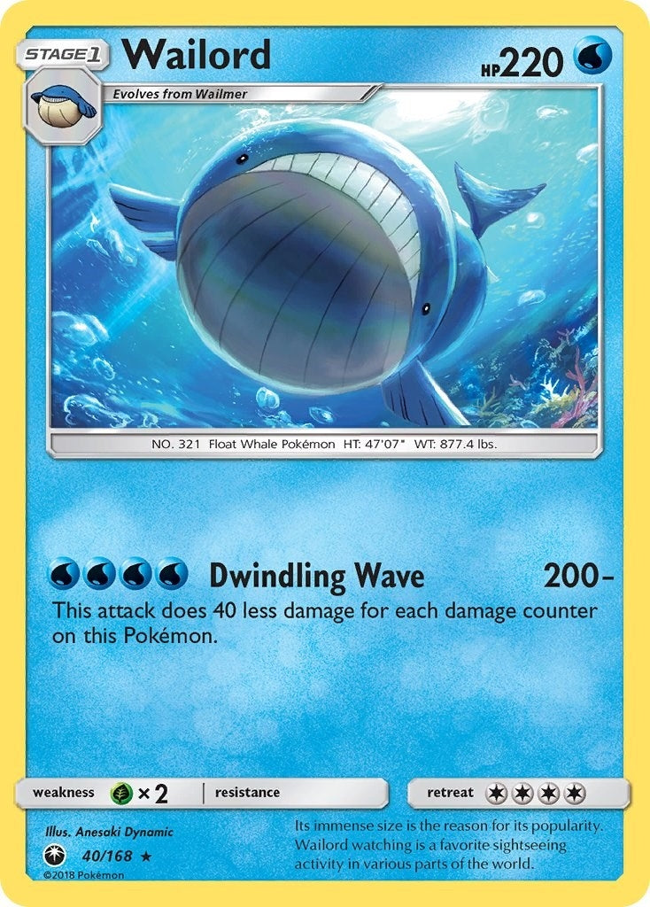 Image for Wailord (40/168) [SM - Celestial Storm] - Pokemon