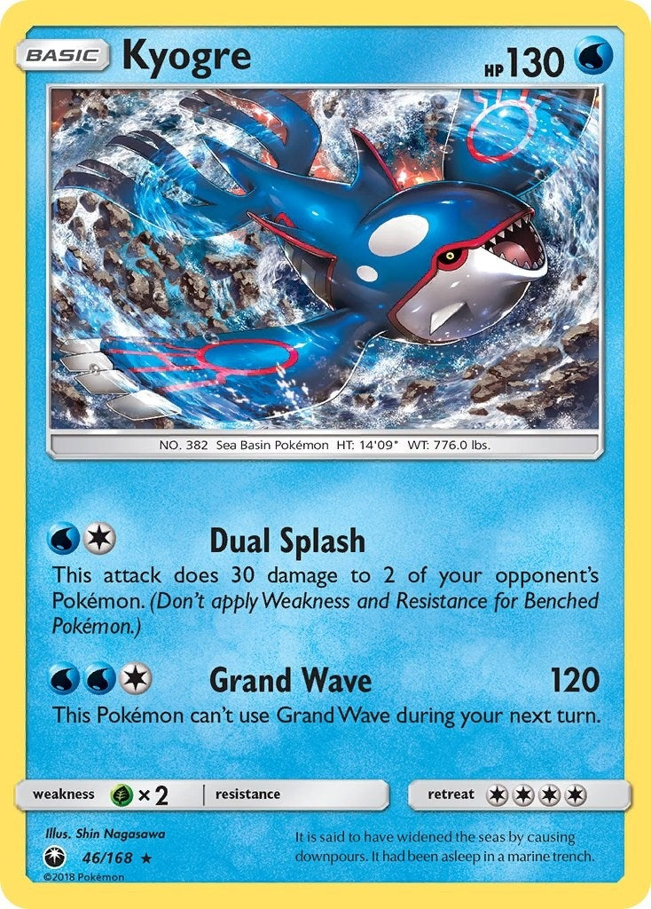 Image for Kyogre (46/168) [SM - Celestial Storm] - Pokemon
