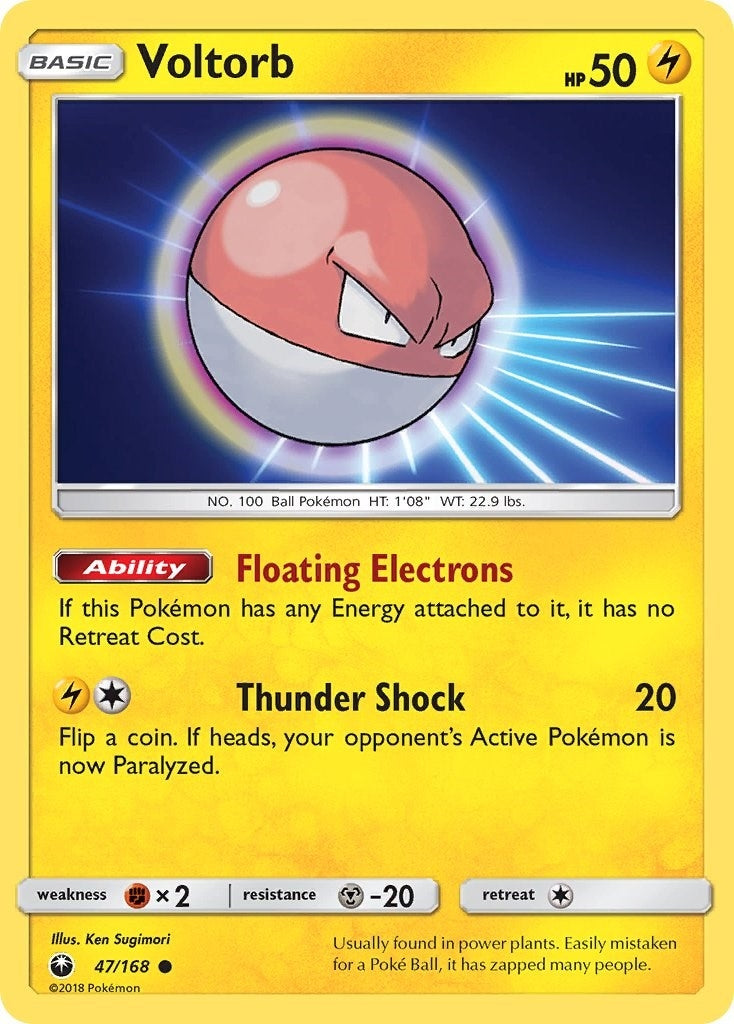Image for Voltorb (47/168) [SM - Celestial Storm] - Pokemon