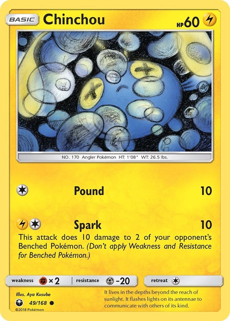 Image for Chinchou (49/168) [SM - Celestial Storm] - Pokemon