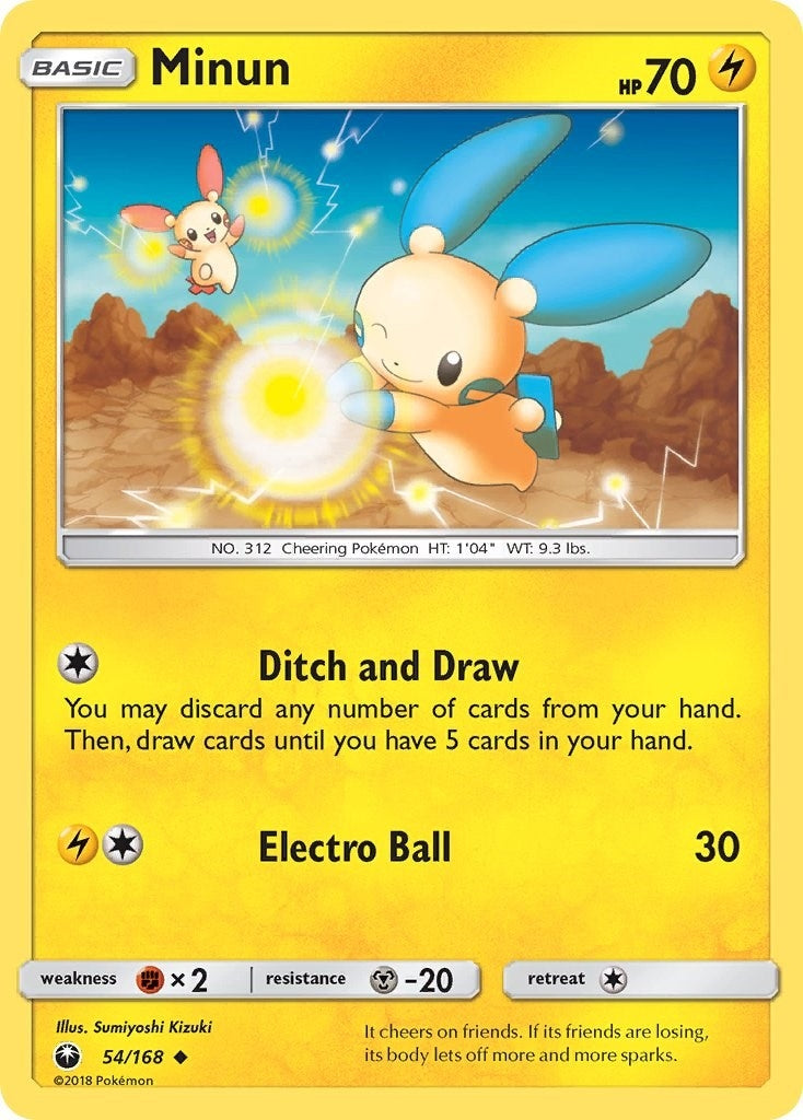 Image for Minun (54/168) [SM - Celestial Storm] - Pokemon