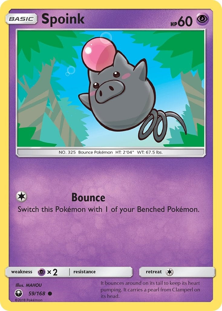 Image for Spoink (59/168) [SM - Celestial Storm] - Pokemon