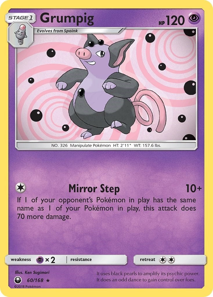 Image for Grumpig (60/168) [SM - Celestial Storm] - Pokemon
