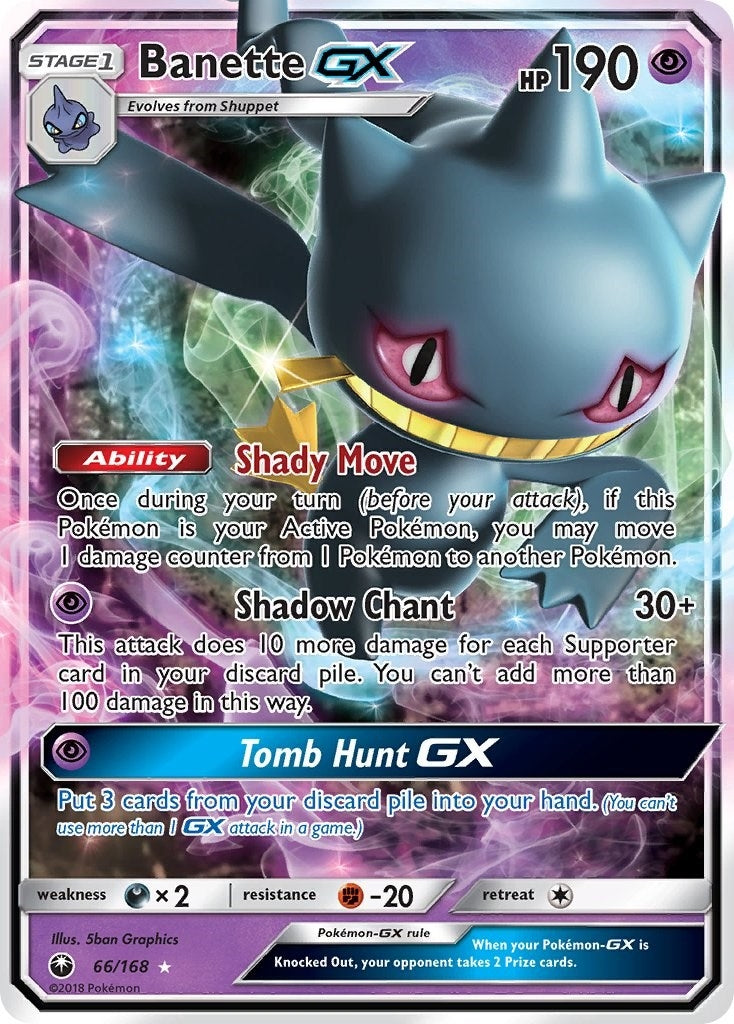 Banette GX (66/168) [SM - Celestial Storm]