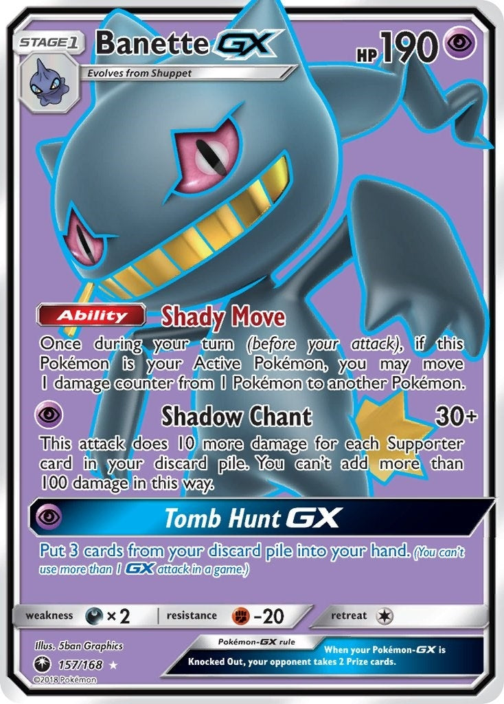 Image for Banette GX (Full Art) (157/168) [SM - Celestial Storm] - Pokemon