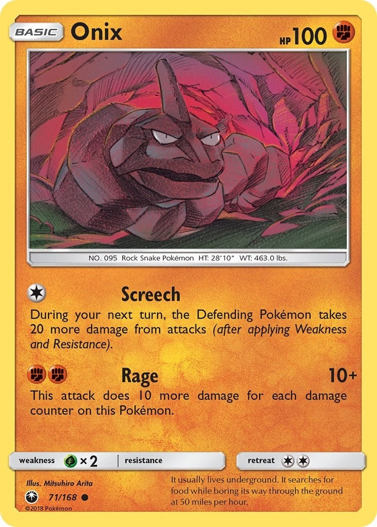 Image for Onix (71/168) [SM - Celestial Storm] - Pokemon