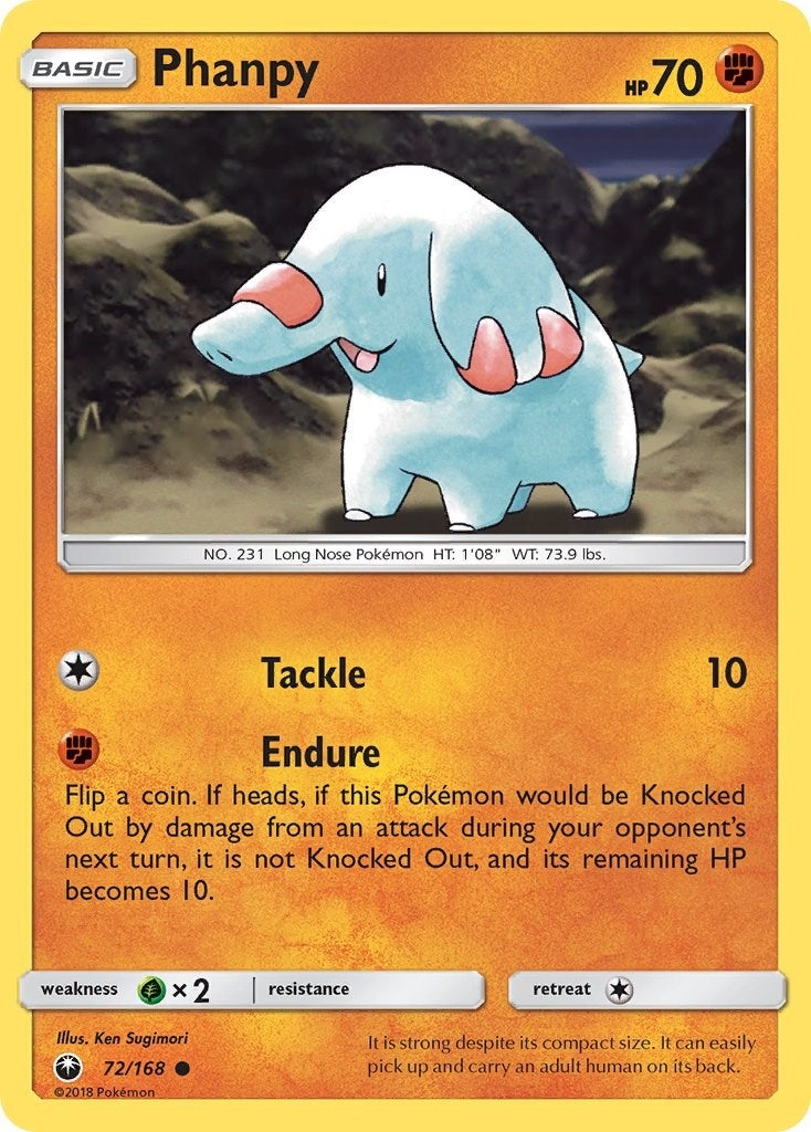 Image for Phanpy (72/168) [SM - Celestial Storm] - Pokemon