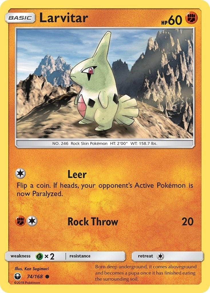 Image for Larvitar (74/168) [SM - Celestial Storm] - Pokemon