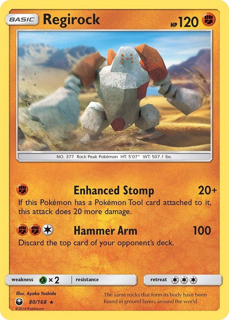 Image for Regirock (80/168) [SM - Celestial Storm] - Pokemon