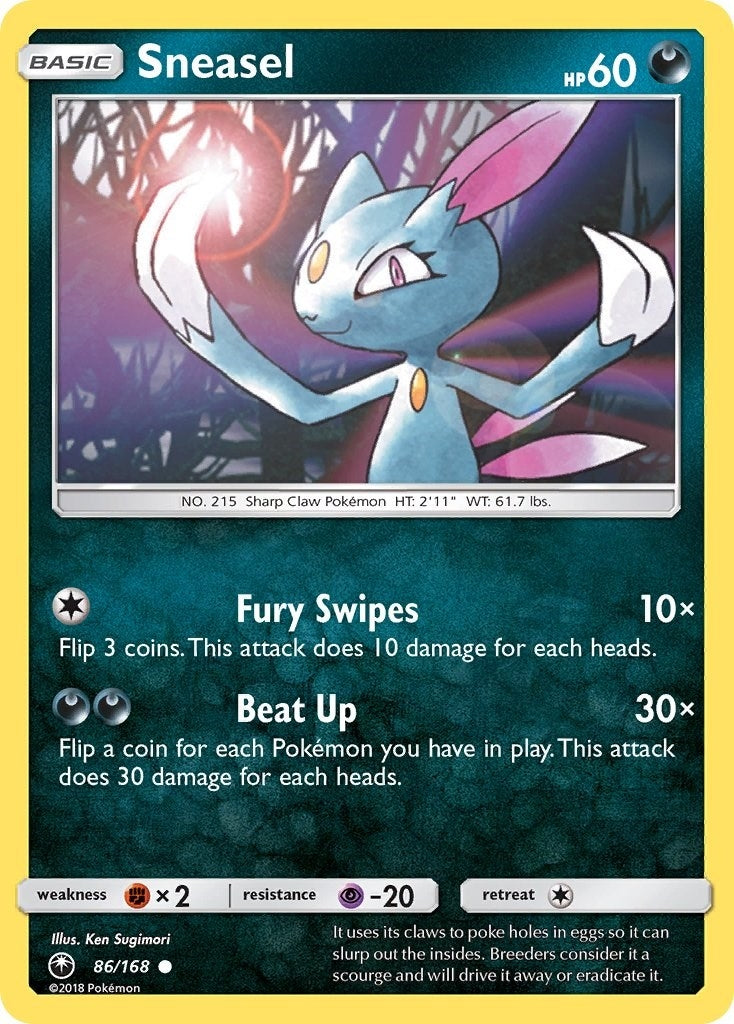 Image for Sneasel (86/168) [SM - Celestial Storm] - Pokemon