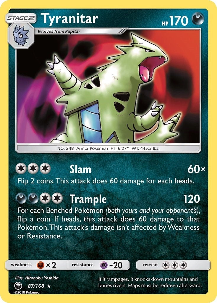 Image for Tyranitar (87/168) [SM - Celestial Storm] - Pokemon