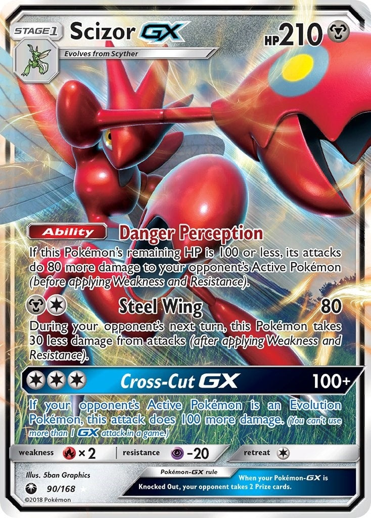 Image for Scizor GX (90/168) [SM - Celestial Storm] - Pokemon