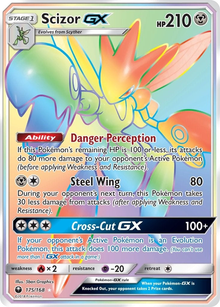 Image for Scizor GX (Secret) (175/168) [SM - Celestial Storm] - Pokemon