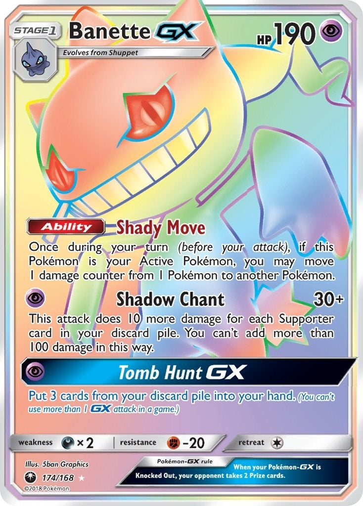 Image for Banette GX (Secret) (174/168) [SM - Celestial Storm] - Pokemon
