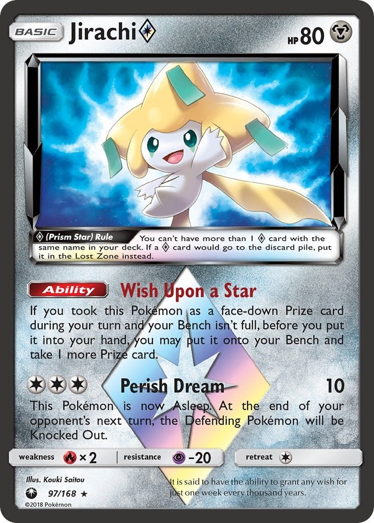 Jirachi Prism Star (97/168) [SM - Celestial Storm]