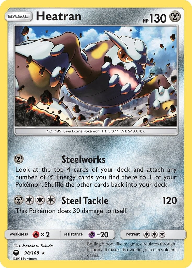 Image for Heatran (98/168) [SM - Celestial Storm] - Pokemon