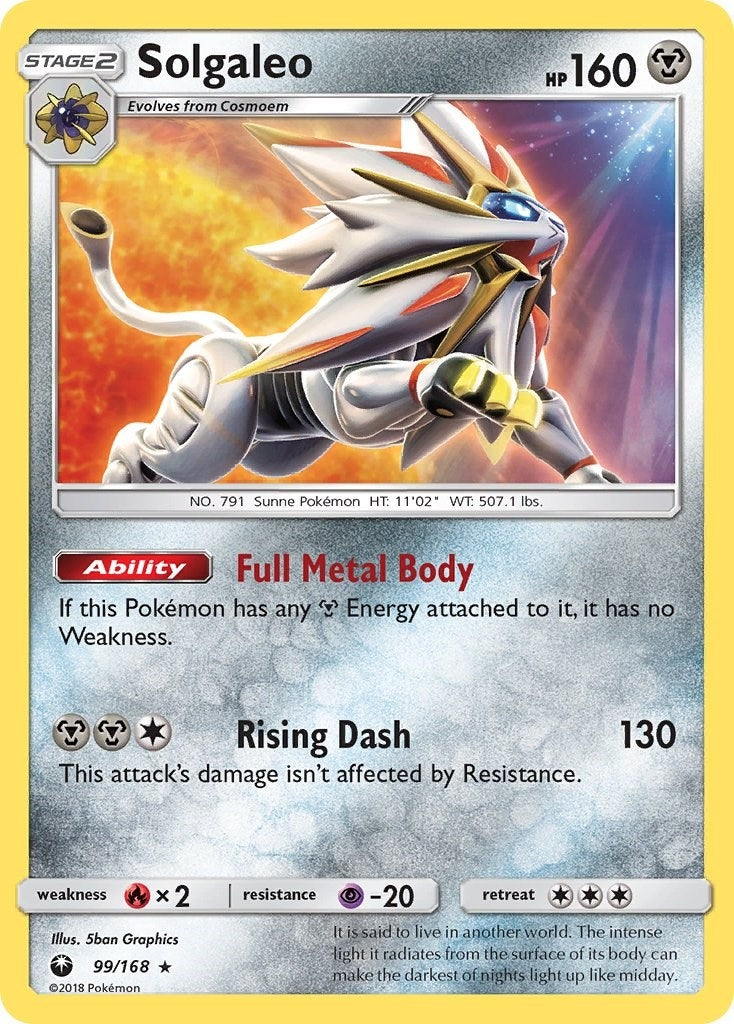 Image for Solgaleo (99/168) [SM - Celestial Storm] - Pokemon