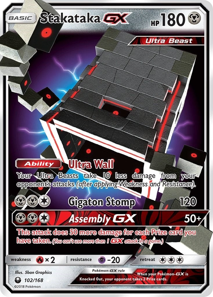 Image for Stakataka GX (102/168) [SM - Celestial Storm] - Pokemon