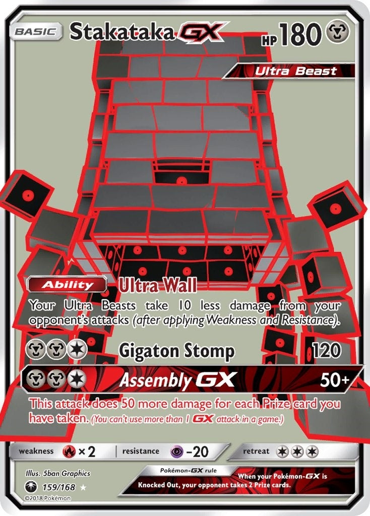 Image for Stakataka GX (Full Art) (159/168) [SM - Celestial Storm] - Pokemon