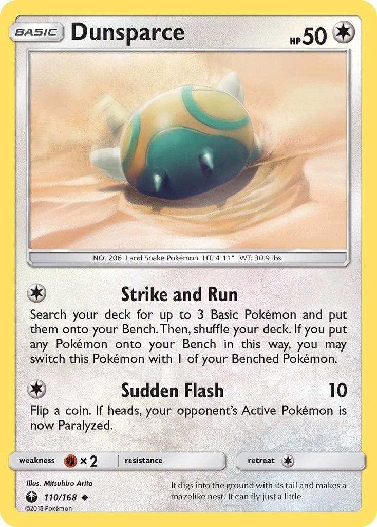 Image for Dunsparce (110/168) [SM - Celestial Storm] - Pokemon