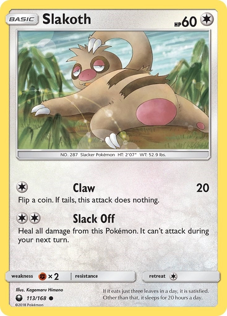 Image for Slakoth (113/168) [SM - Celestial Storm] - Pokemon