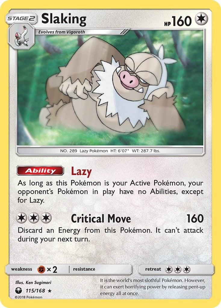 Image for Slaking (115/168) [SM - Celestial Storm] - Pokemon