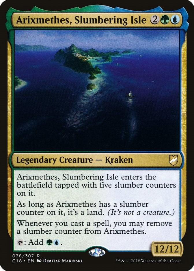 Image for Arixmethes, Slumbering Isle (38) [Commander 2018] - Magic: The Gathering
