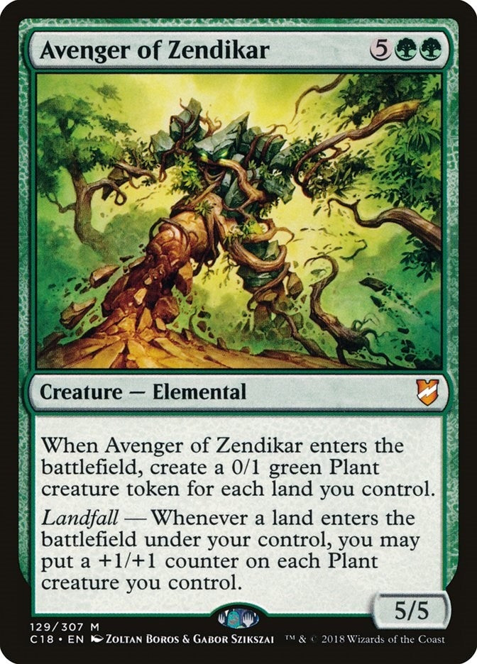 Image for Avenger of Zendikar (129) [Commander 2018] - Magic: The Gathering