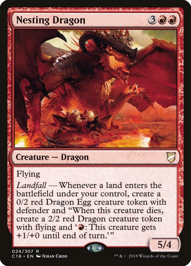 Image for Nesting Dragon (24) [Commander 2018] - Magic: The Gathering