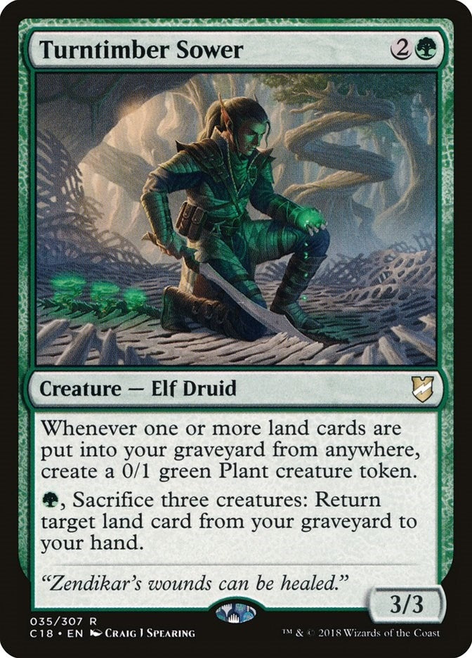 Image for Turntimber Sower (35) [Commander 2018] - Magic: The Gathering